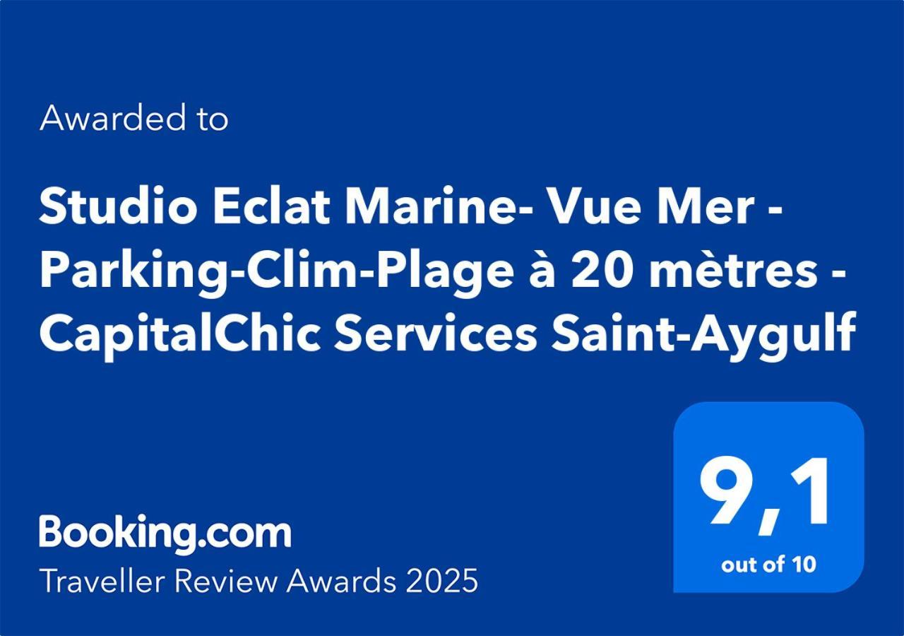 Apartamento Eclat Marine 3 Etoiles - Vue - Parking-clim-plage A 20 Metres - Capitalchic Services Saint-aygulf
